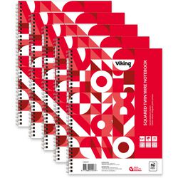 Collegeblok viking rood