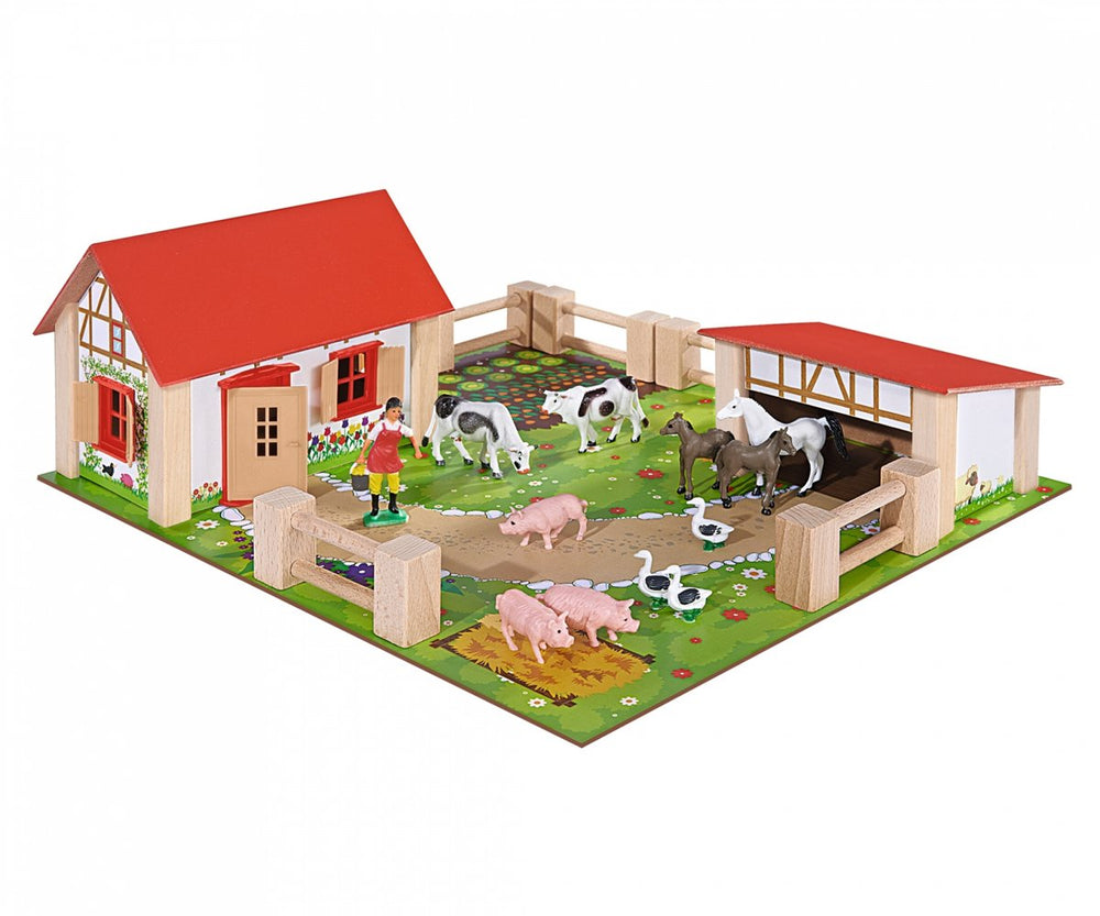 Eichhornboerderij incl. dieren en accessoires