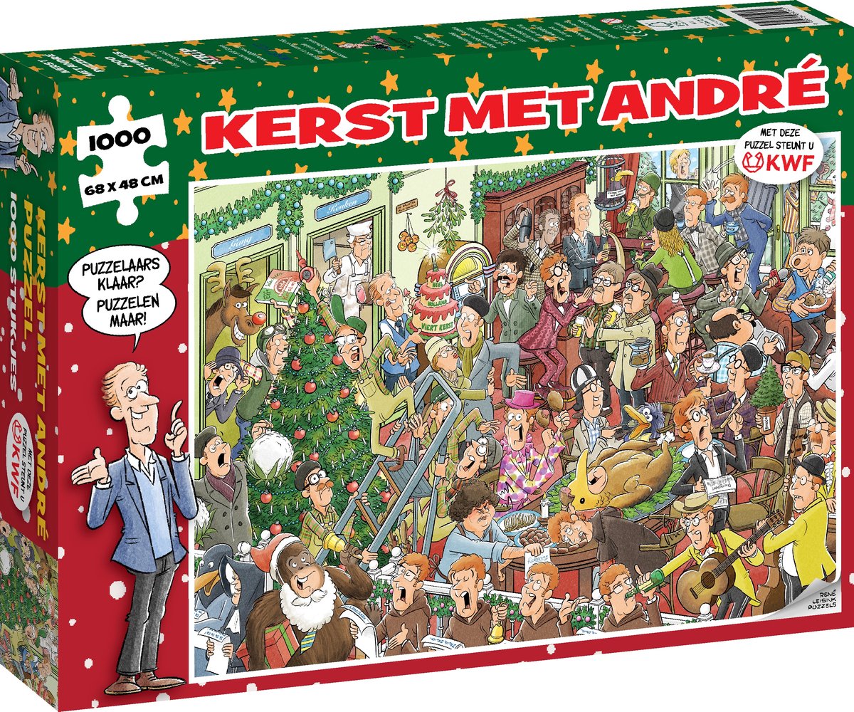 Kerst met andré puzzel - andré van duin kerstpuzzel - 1000 stukjes