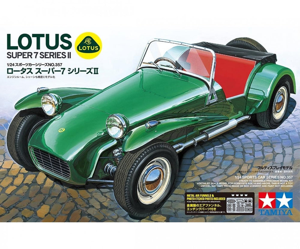 Tamiya modelbouwpakket militaire voertuigen - 24357 lotus super 7 series ii plastic - 1:24 - modelbouw