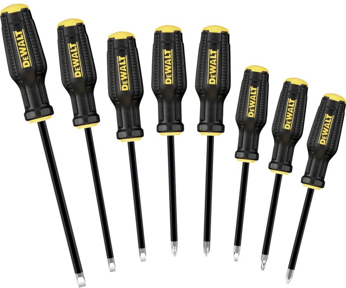 Dewalt schroevendraaierset universeel 8-delig plat, ph, pz