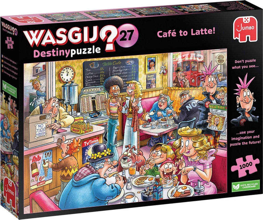 Wasgij destiny 27 - van cafetaria naar koffiebar! - 1000 stukjes puzzel - legpuzzel