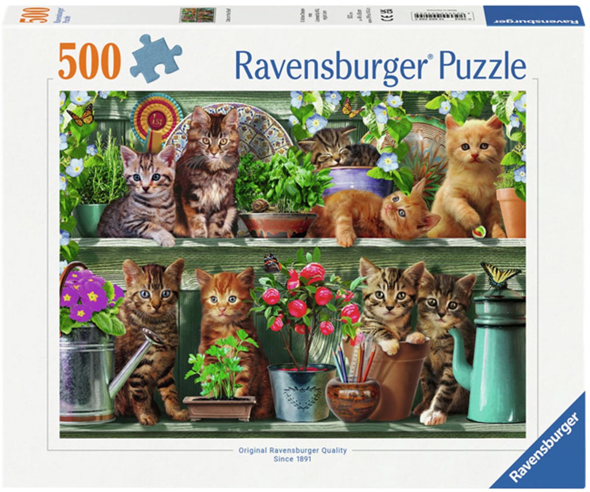 Ravensburger legpuzzelkatjes in het rek, 500st.