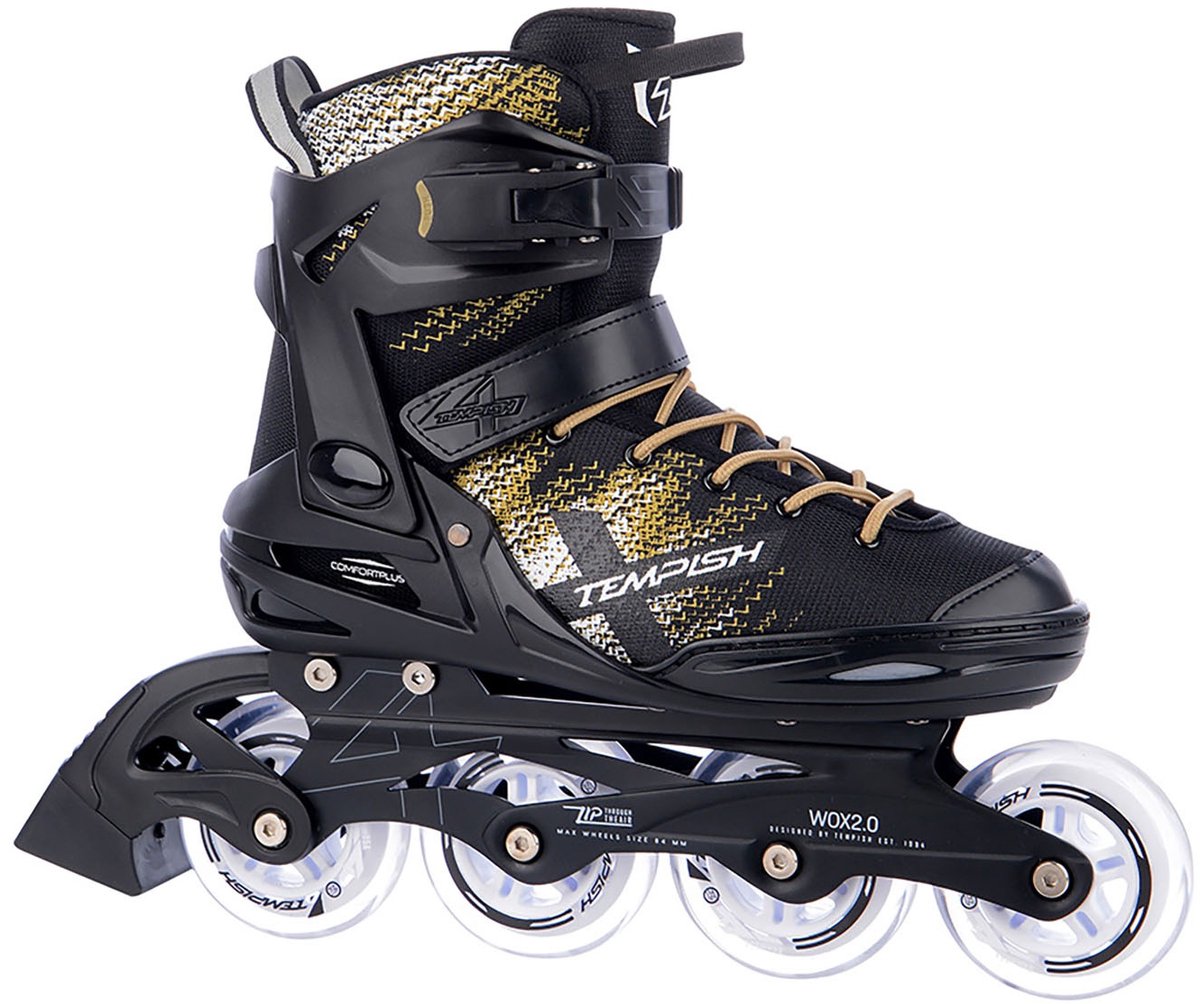 Tempish wox 2.0 84 skeelers - inline skates - dames - zwart goud - maat 38