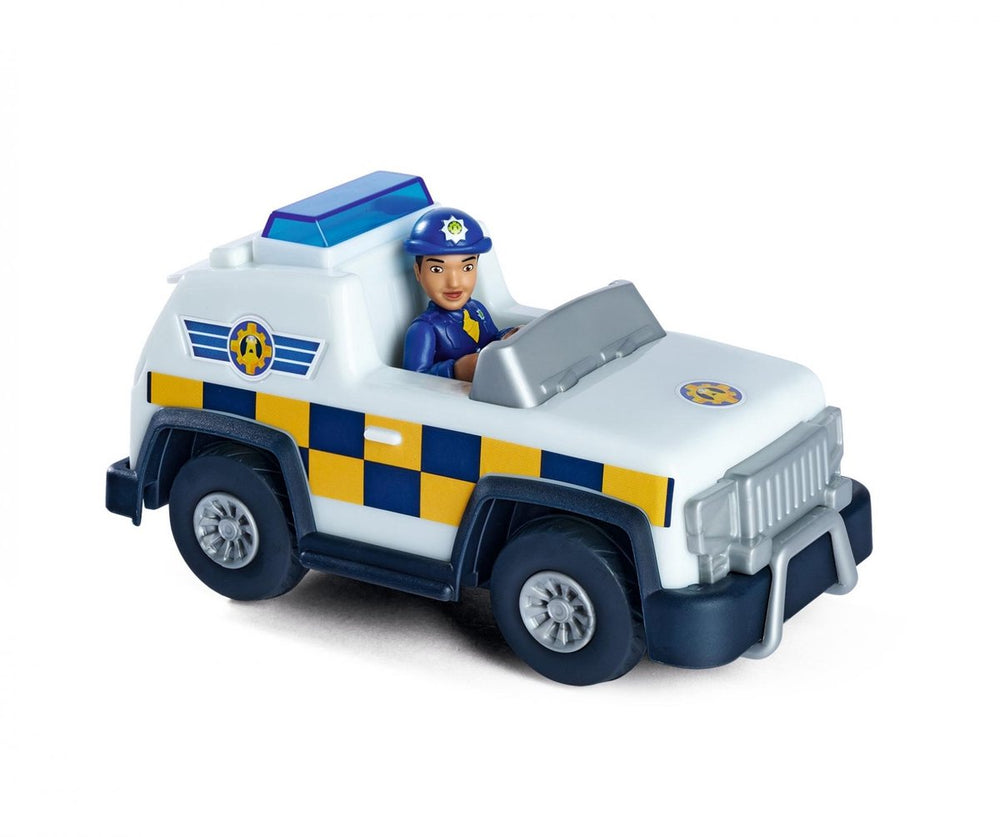 Simba brandweerman sam politie 4x4 jeep metfiguur speel