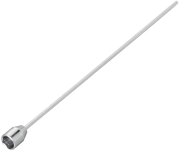 Proplus verlengadapter voor hoeksteun 540 mm 23 mm – voor vrijwel elke caravan – 23 mm zeskantaansluiting – zilver