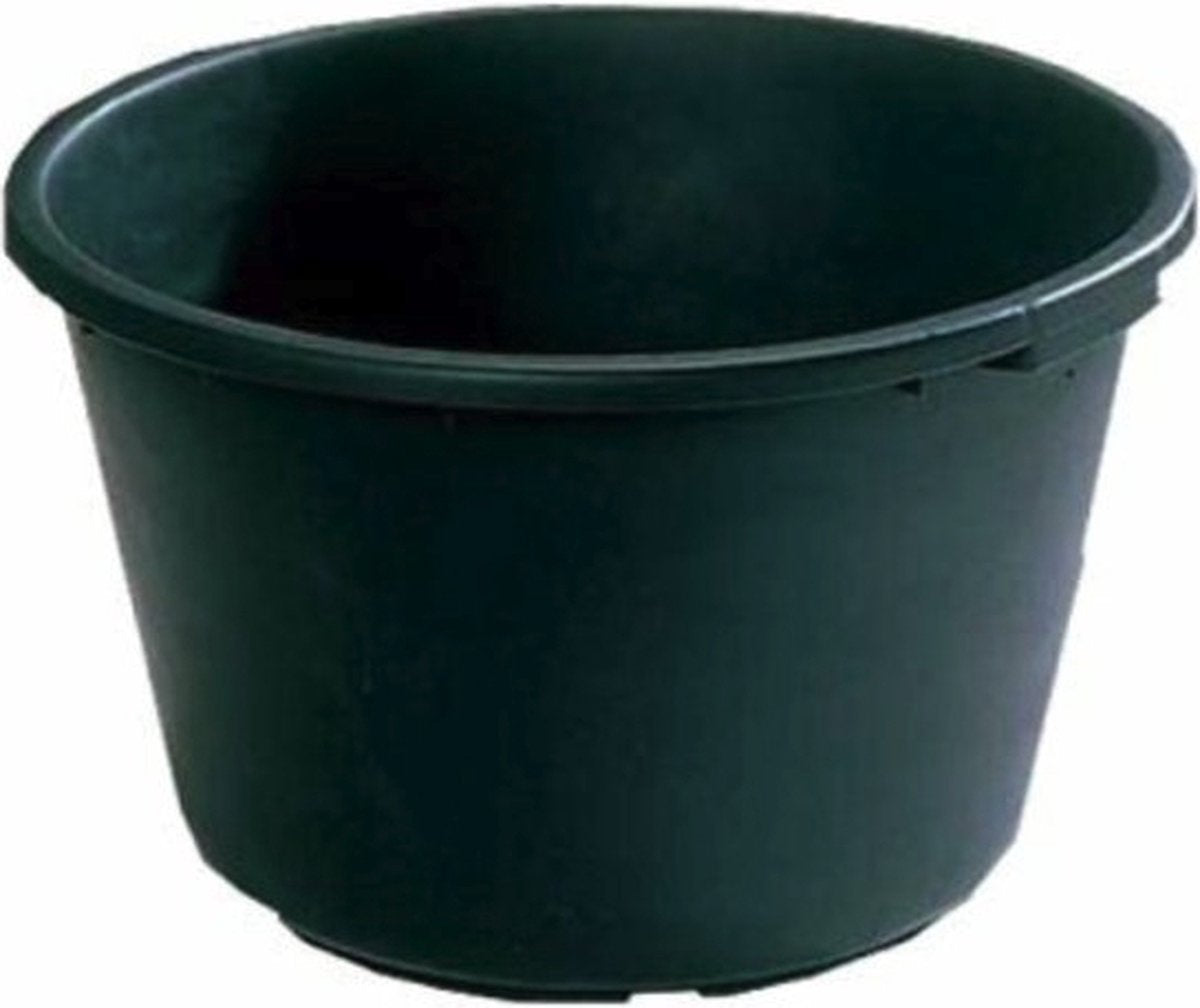 Hl agenturen hl - 90 liter - speciebak - kuip - speciekuip - boomkuip - metselkuip - cementbak - vijverbak - voerbak - rond- ronde bak - kunststof - zwart - 90 liter - ø 65 - h 38 cm