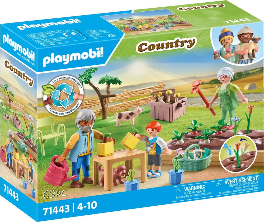 PLAYMOBIL PLAYMOBIL Landelijke Idyllische Moestuin Bij de Grootouders 71443
