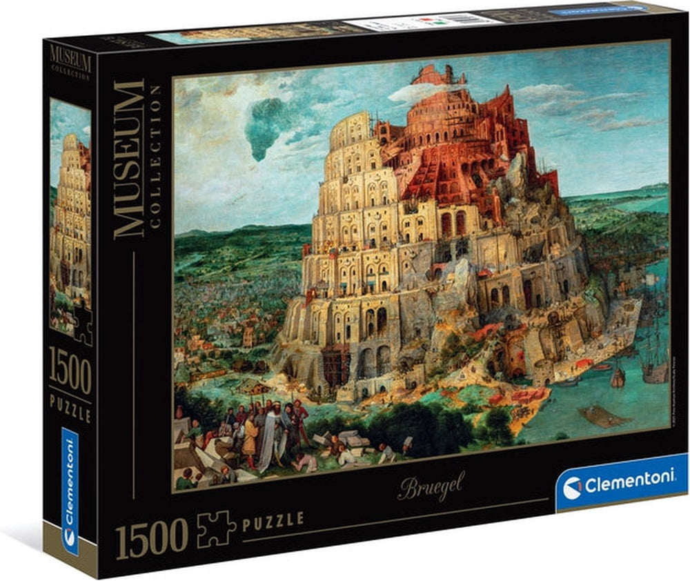 Clementoni - puzzel - 1500 stukjes - museum babel tower - puzzel voor volwassenen