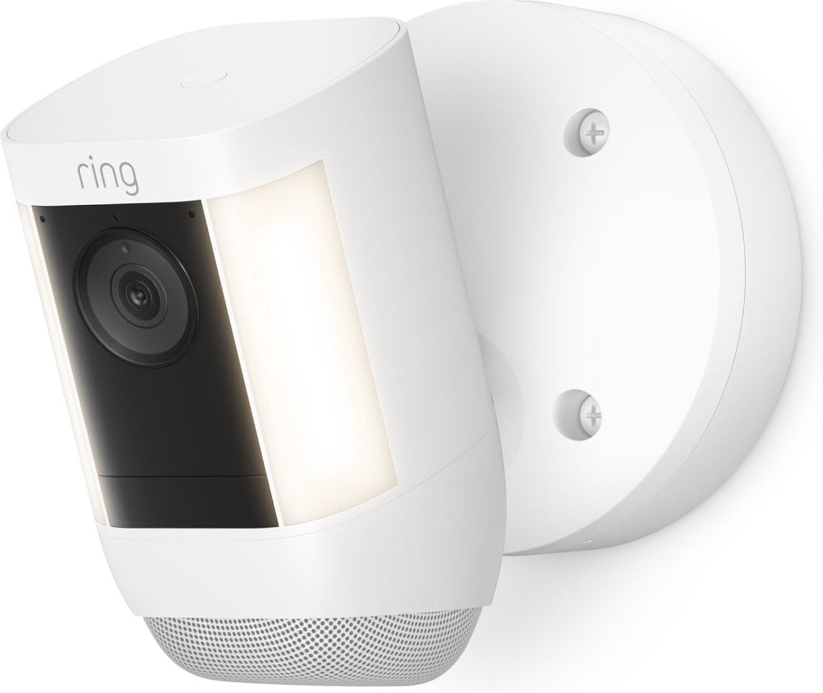 Ring spotlight cam pro - bedraad - beveiligingscamera - 2k video - wit