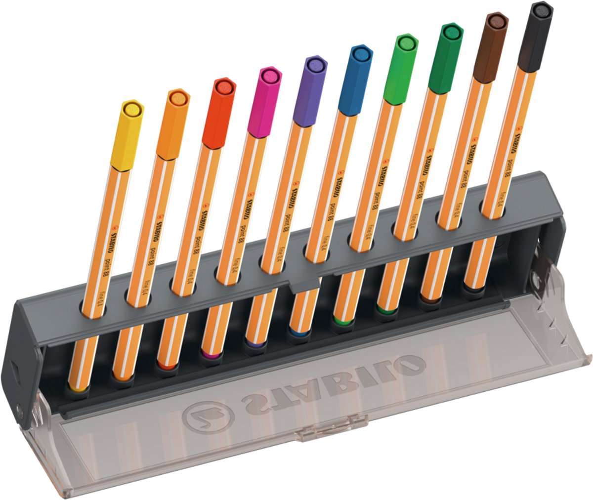 Stabilo point 88 click set fineliners - 10dlg.