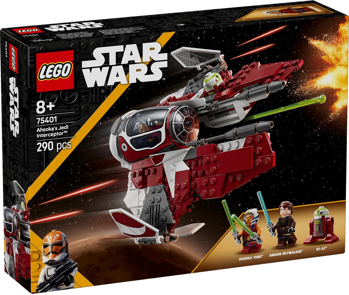 Lego Star Wars 75401 Ahsoka's Jedi Interceptor