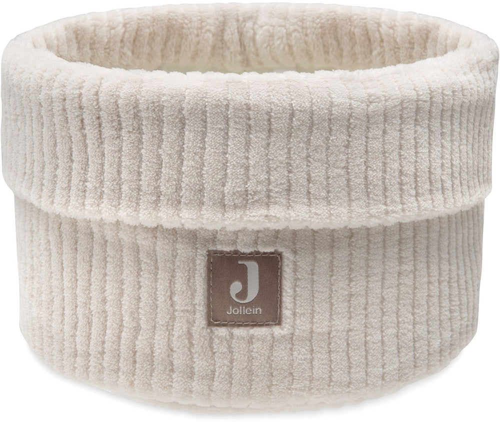 Jollein commode mandje - 14x18cm - cloudy rib - oatmeal