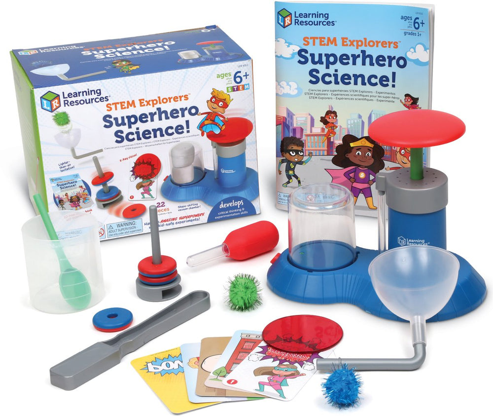 Learning resources stem speelgoed superhero science lab educatief spel. - 3+