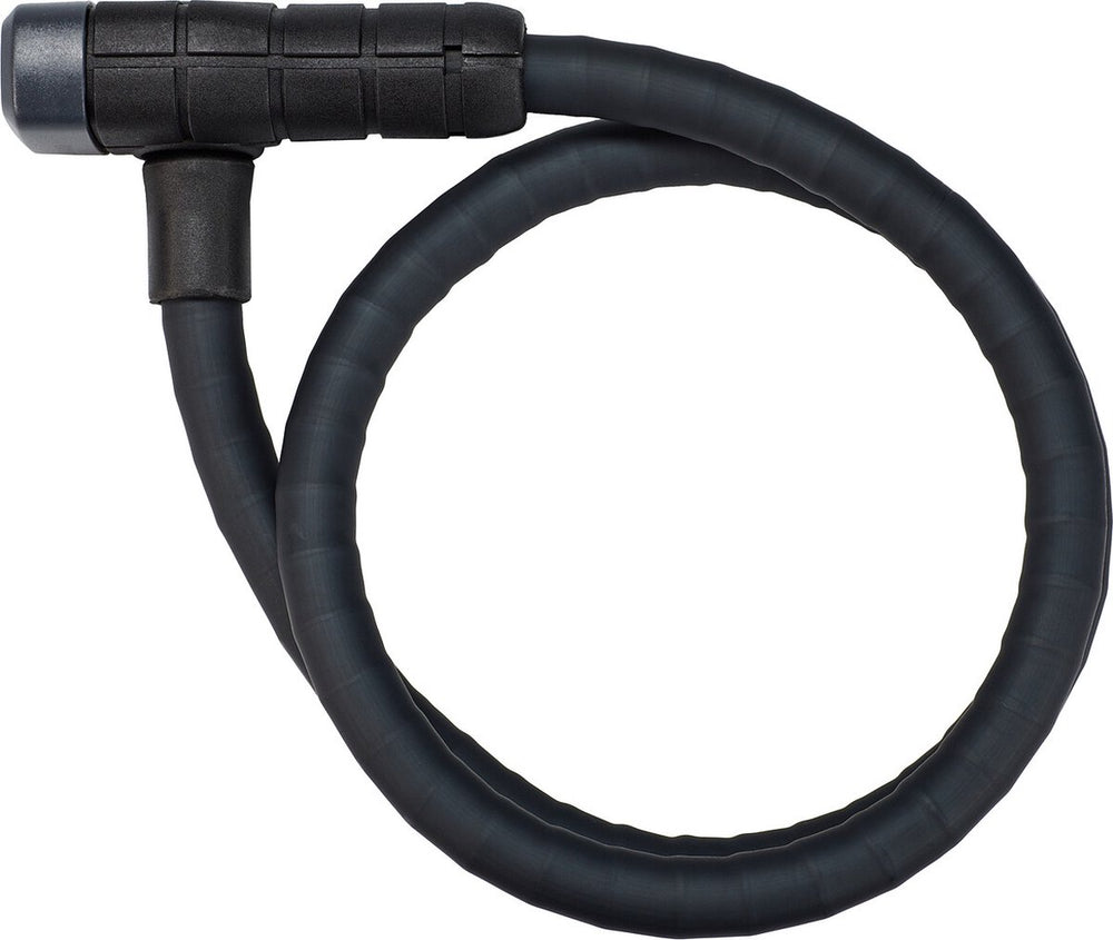 Abus kabelslot microflex 6615k 85 scll - fietsslotset met houder scll voor de zadelklembout van de fiets - 15 mm - security level 5 - zwart