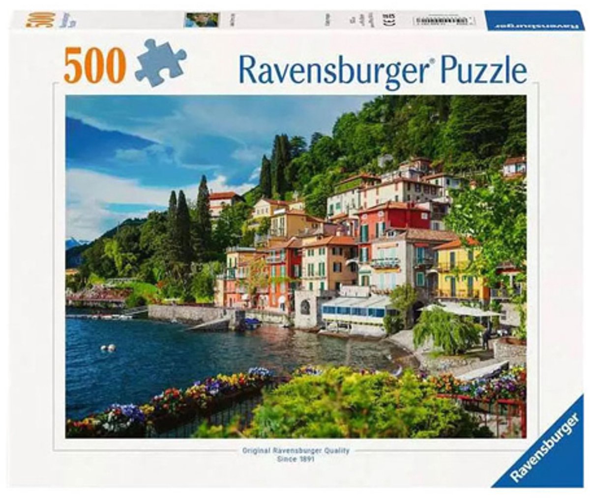 Ravensburger puzzel comomeer italië - legpuzzel 500 stukjes landschap.