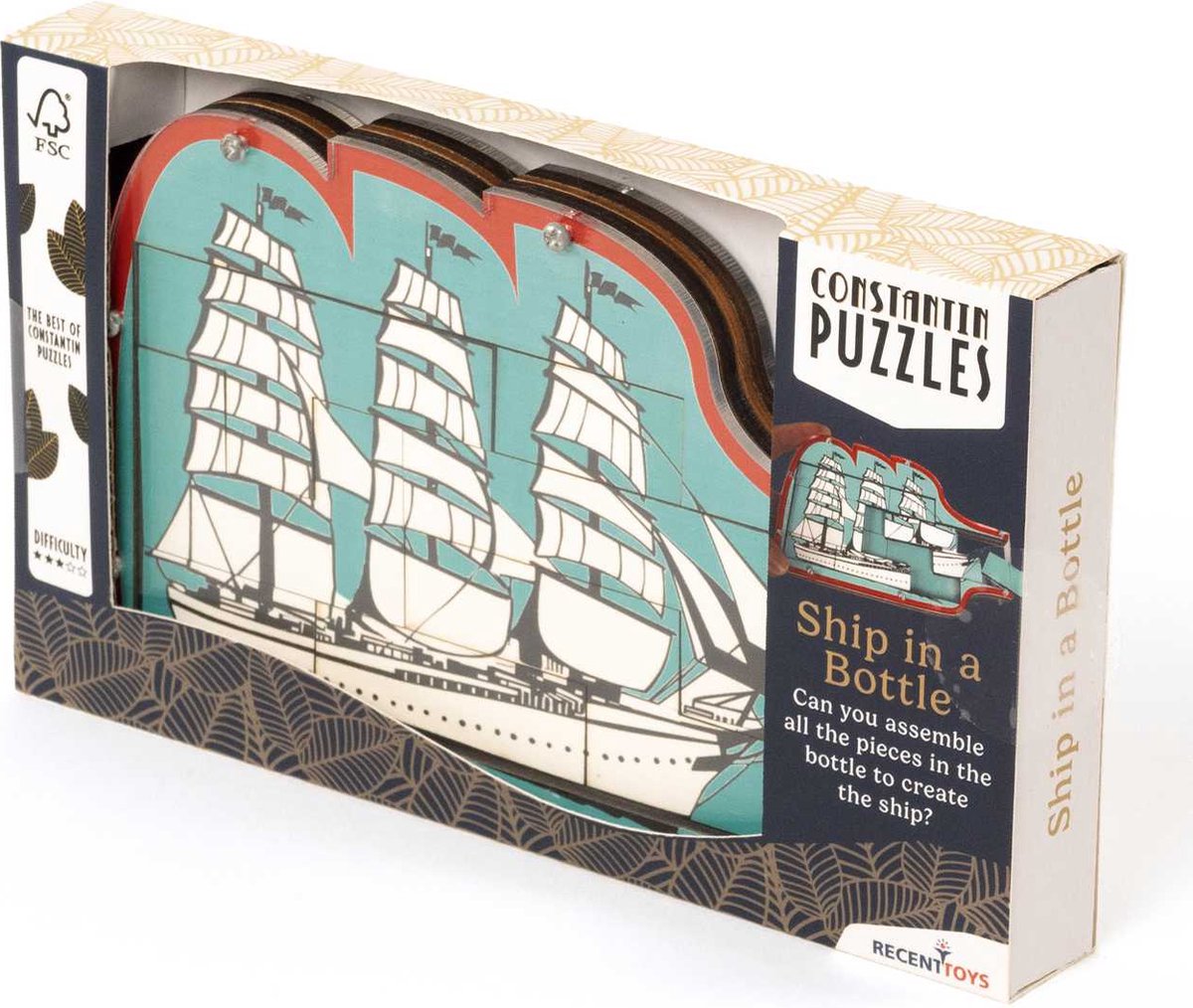 Recent toys ship in a bottle - constantin