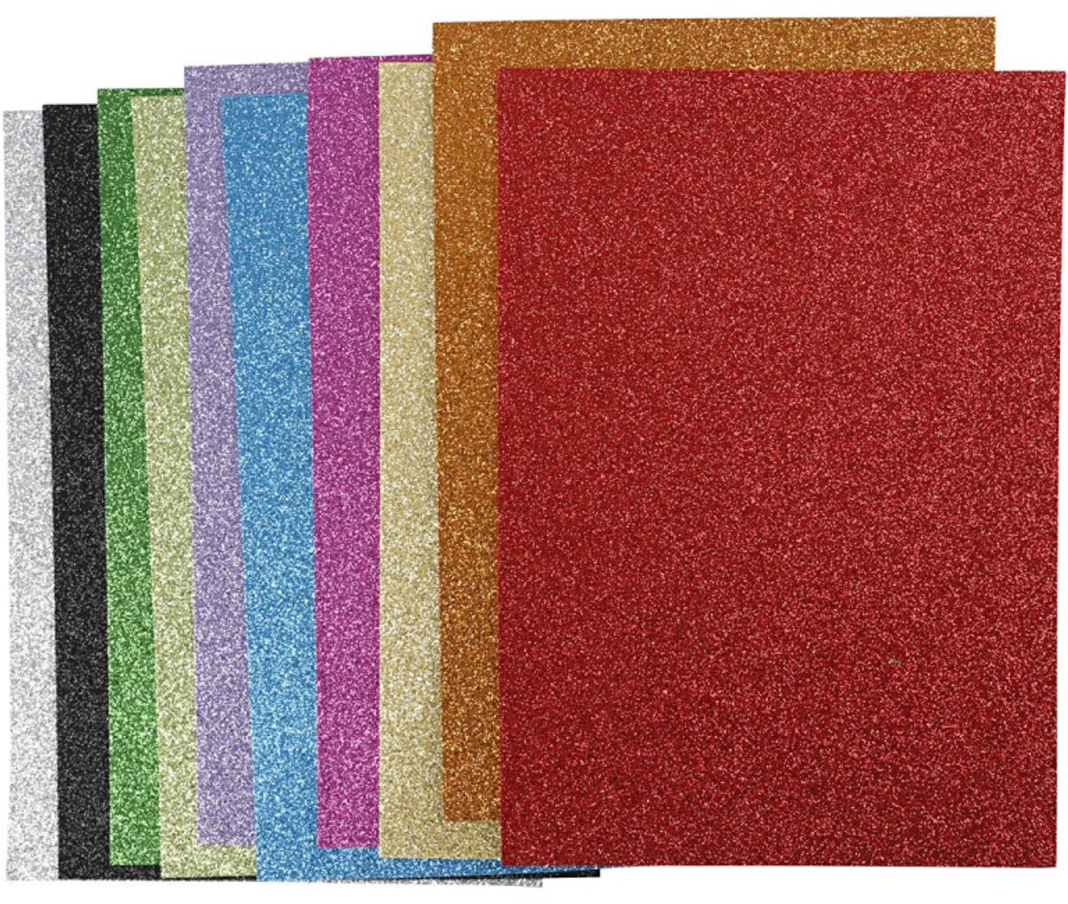 Creativ company eva foam behuizing kleur a4, 10st.