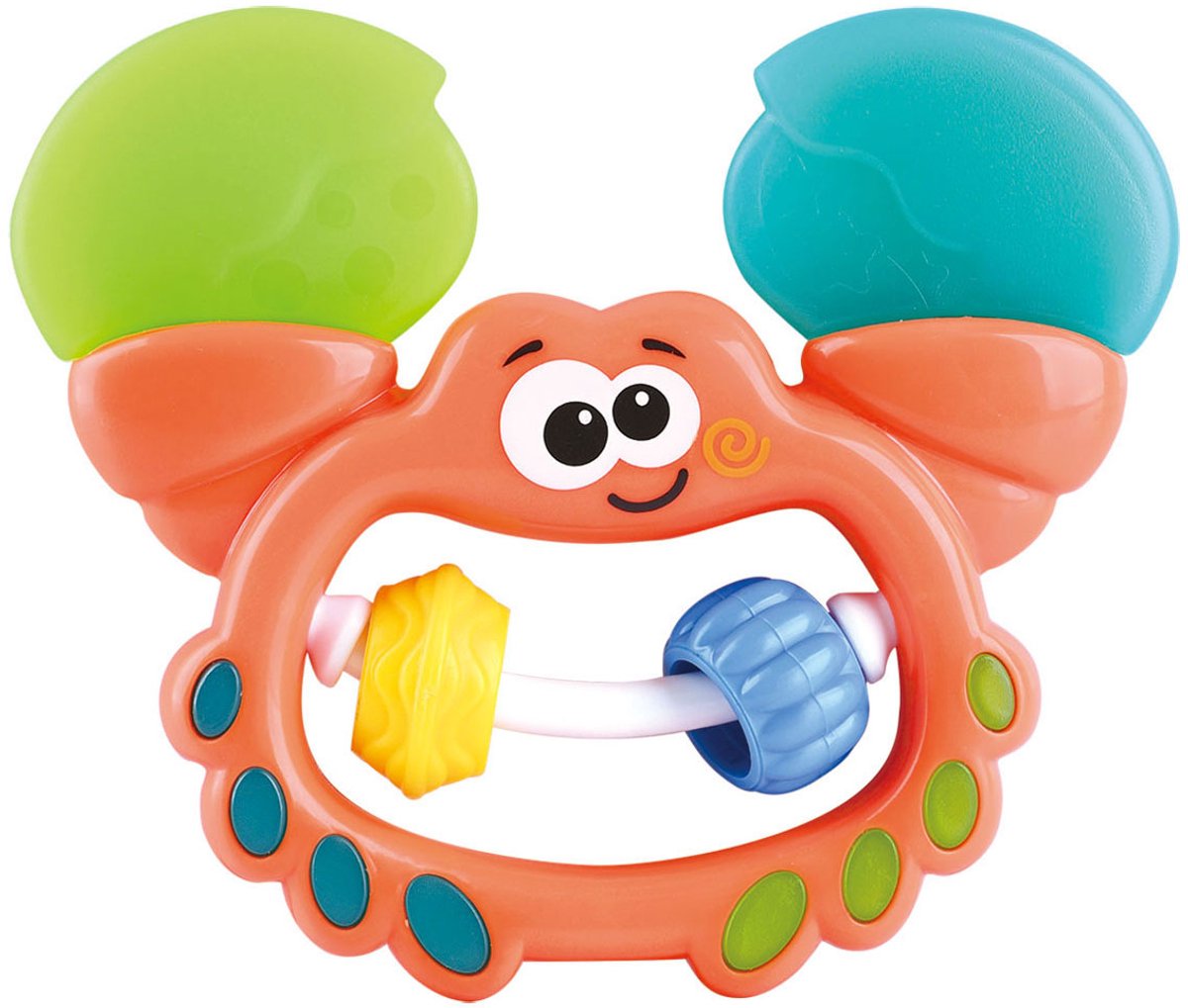 Speel krab rammelaar oranje