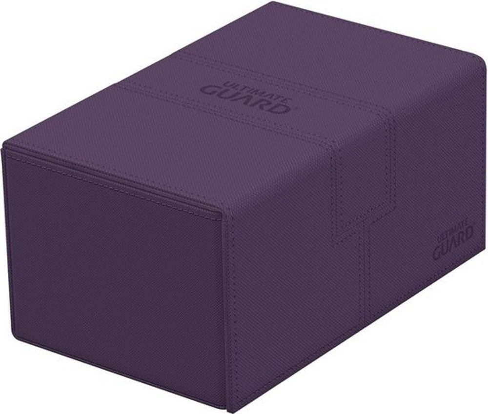 Ultimate guard twin flip'n'tray 160+ xenoskin - purple card boxes