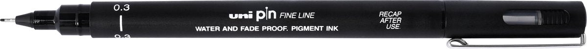 Uni-ball uni pin fine liner - 0.3mm zwarte schetspen