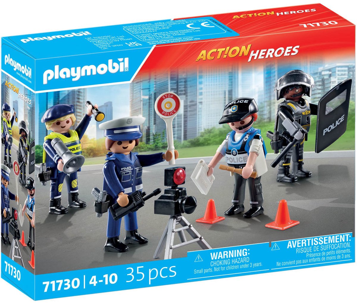 Playmobil 71730 politiefigurenset