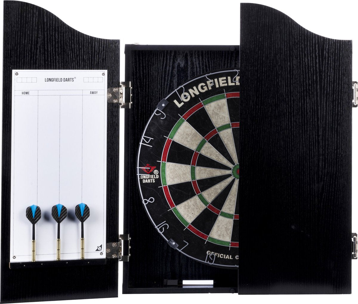 armoire à fléchettes avec jeu de flèches 9 pièces
