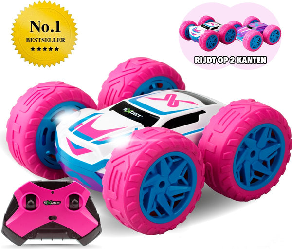 Exost rc 360 cross ii stuntauto amazone 1:18 - rc auto - bestuurbare auto - met koplampen
