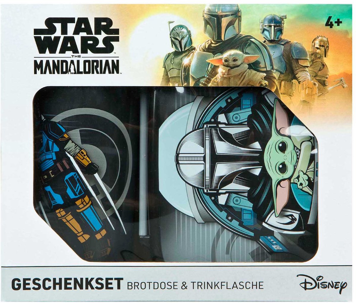 Undercover star wars serie - lunchbox en fles set - zwart - 500ml