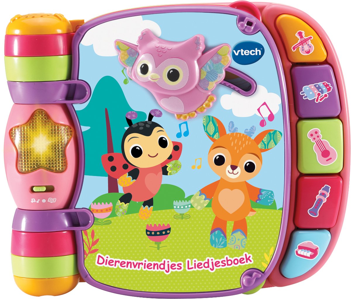 Vtech dierenvriendjes liedjesboek roze