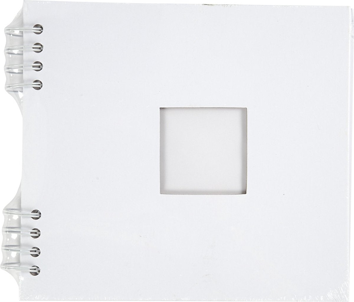 Creativ company creotime scrapbook spiraal gebonden 20 x 20 cm wit