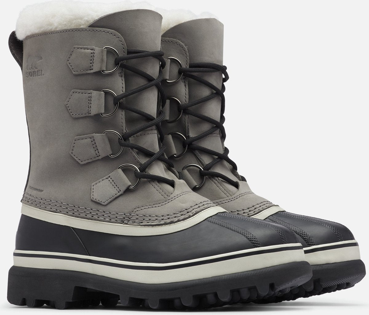 Sorel caribou™ wp women's snowboots - shale, stone - maat 38.5