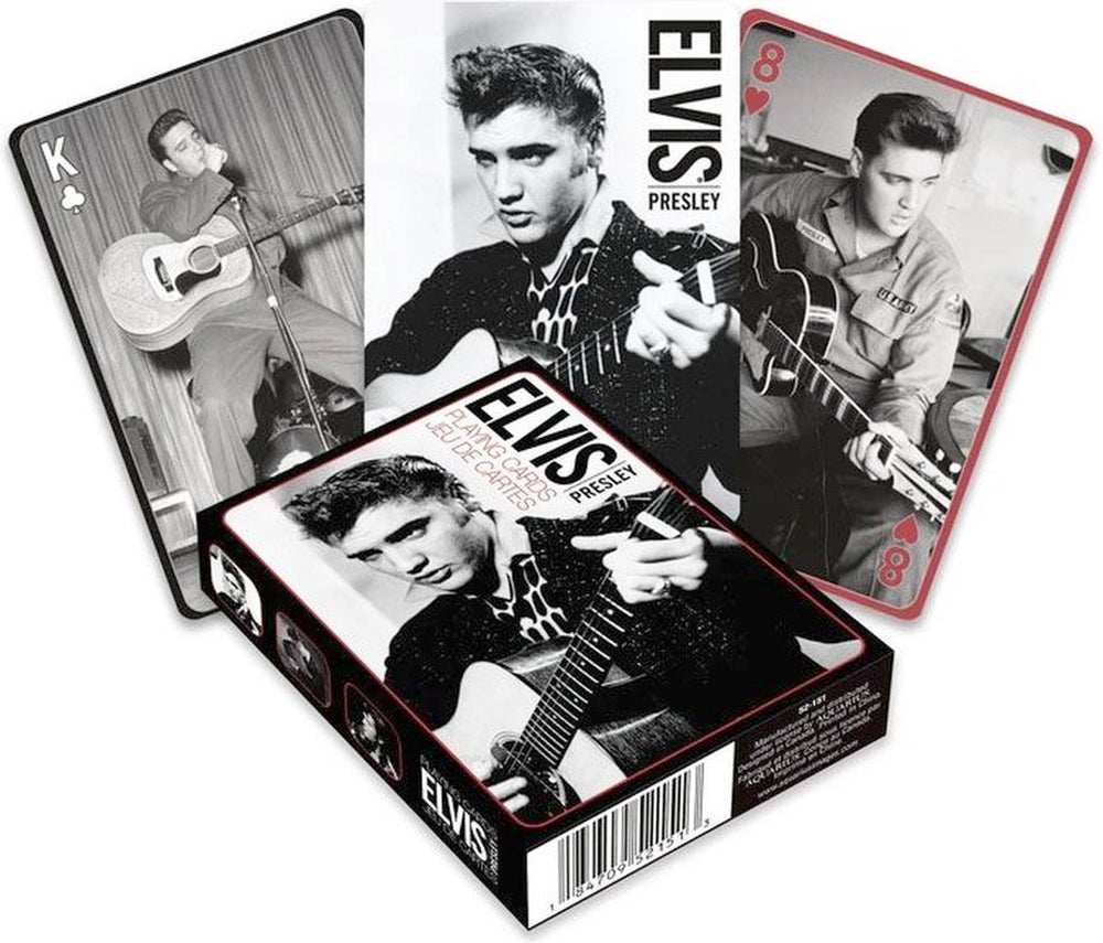 Aquarius elvis presley playing cards speelkaarten black white playing cards speelkaarten