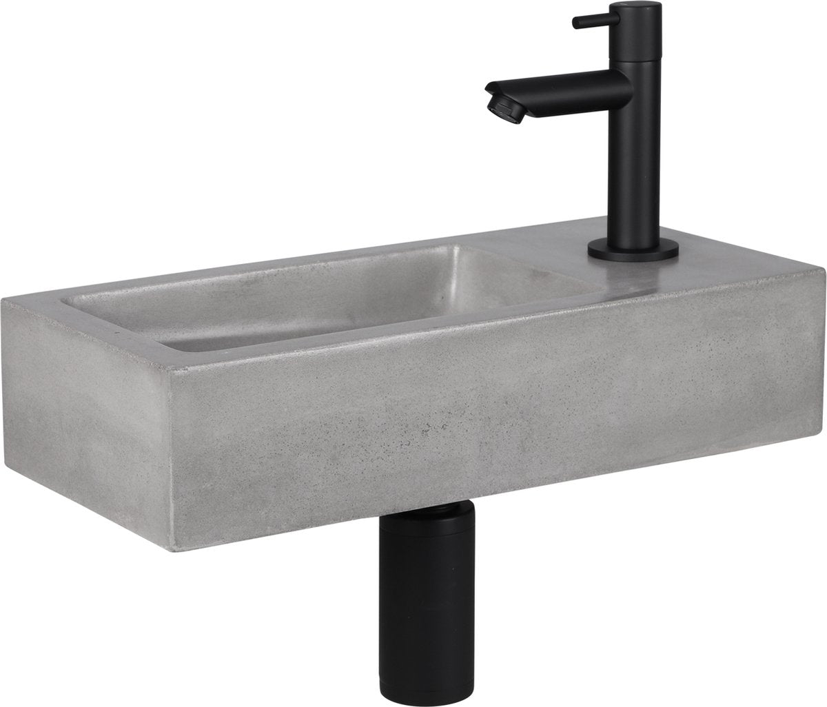 Differnz jukon fonteinset 38.5x18.5x9cm beton lichtgrijs