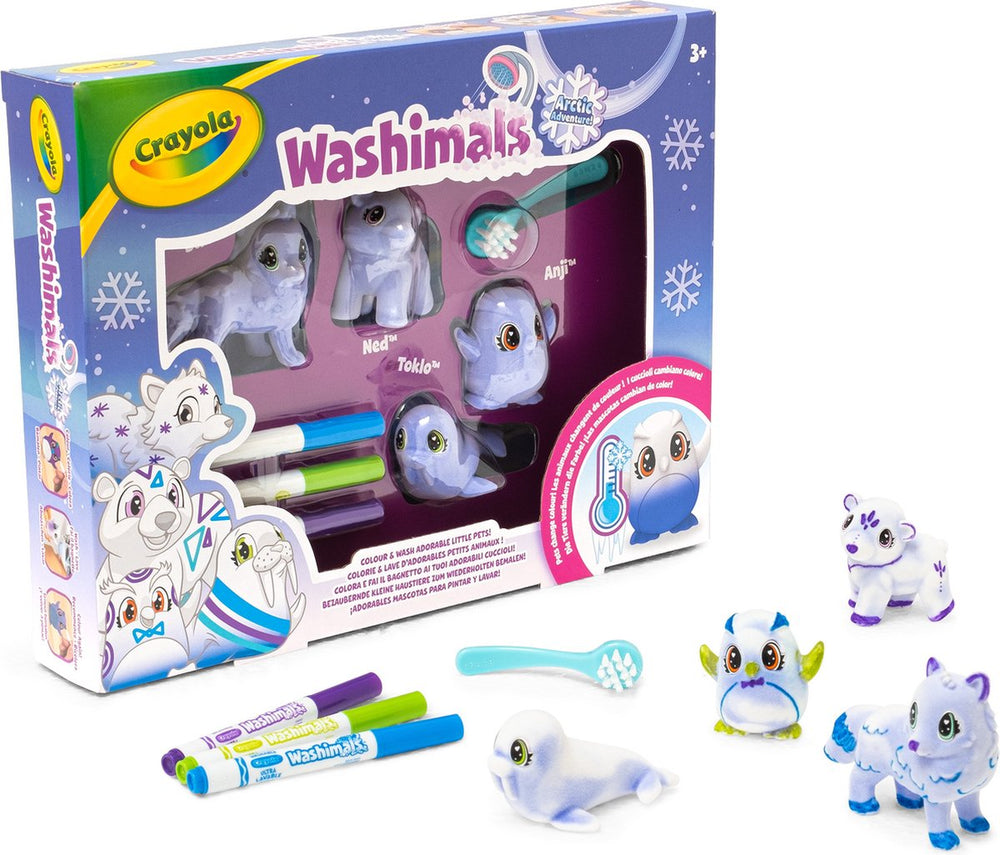Crayola - washimals - hobbypakket - arctic adventure voor kinderen