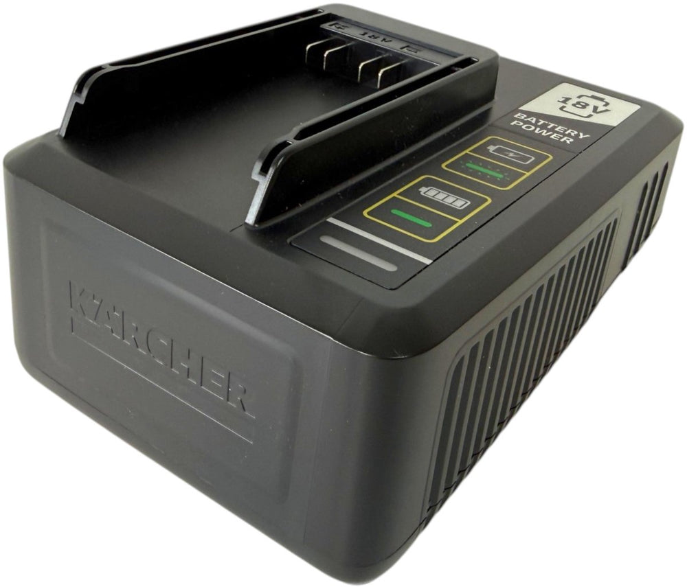Kärcher 18 volt snellader - geschikt voor accu met 18v 2.5 ah of 5.0 ah