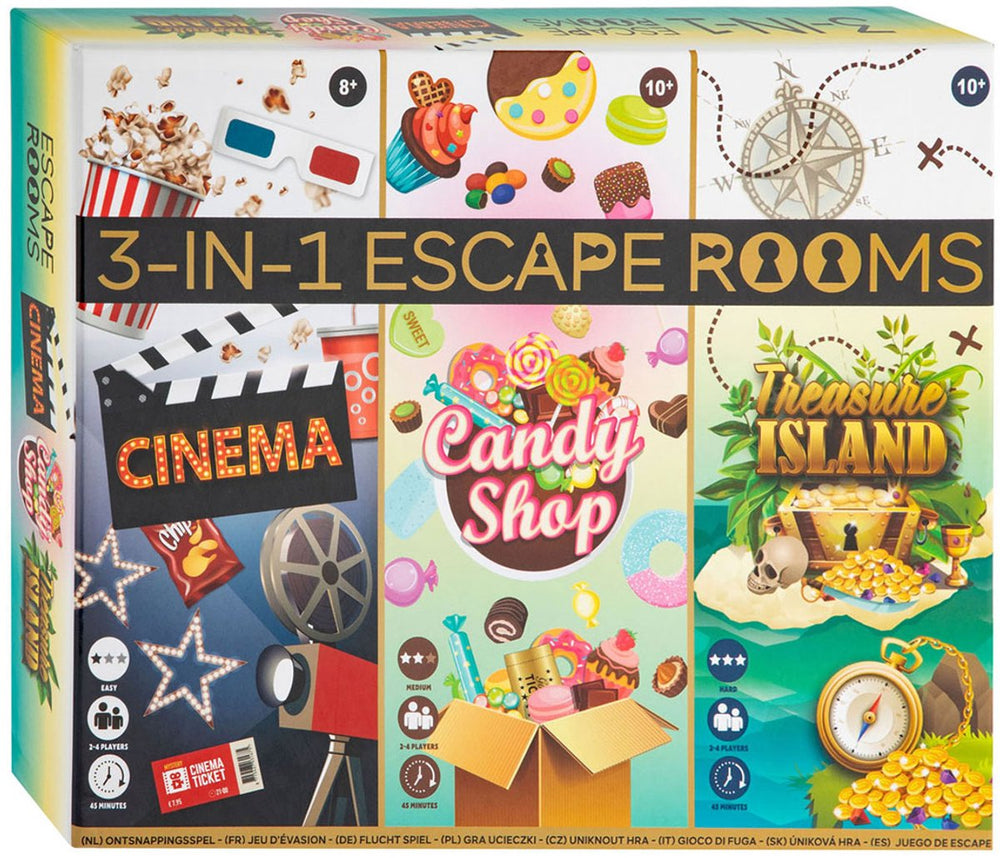 Creatieve knutselgroep 3-in-1 escape rooms