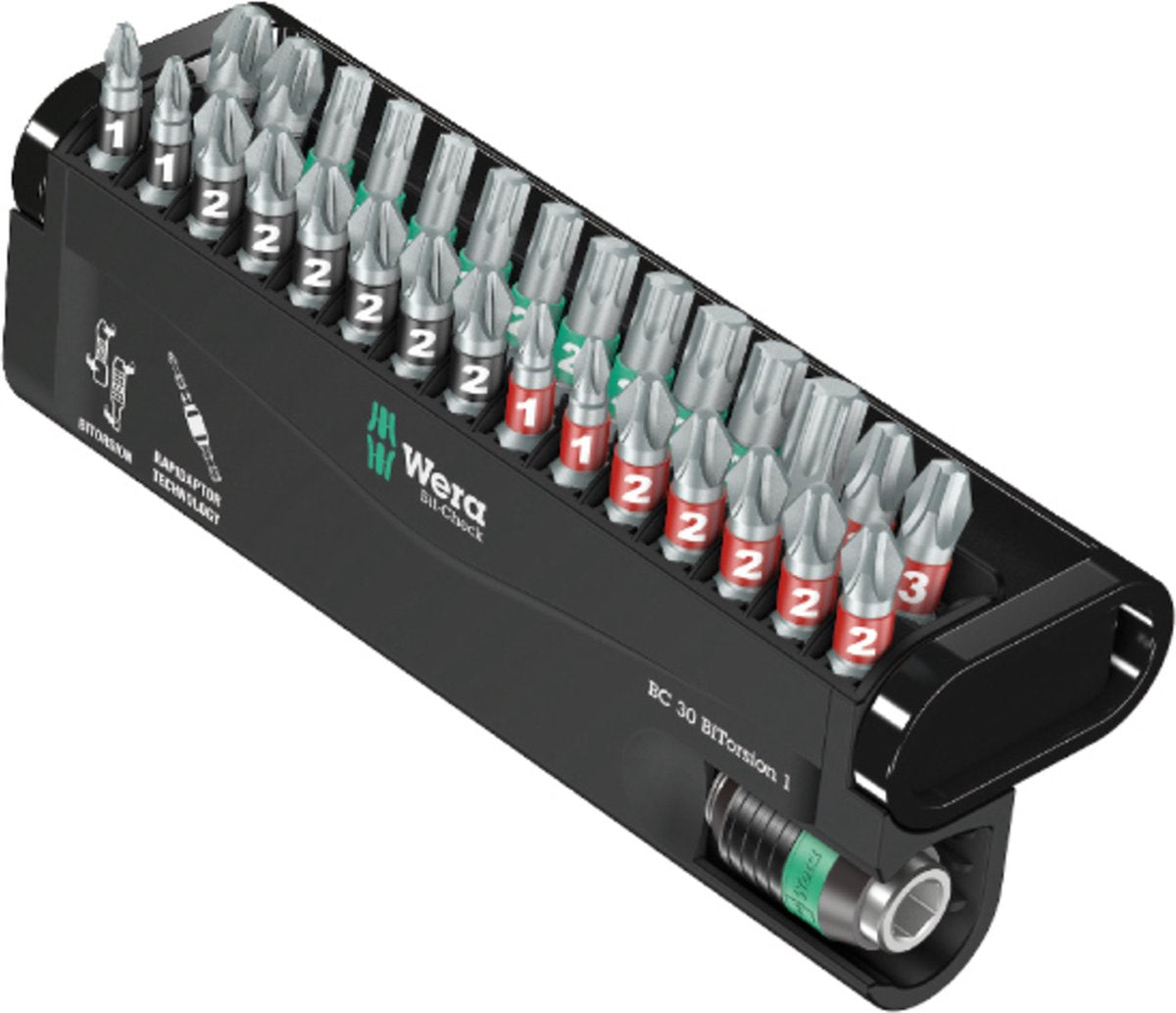 Wera bit-check 30 bitorsion 1, 30-piece - 1 piece(s) - 05057430001