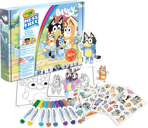 Crayola - color wonder - hobbypakket - bluey vlekvrije cadeauset - voor kinderen