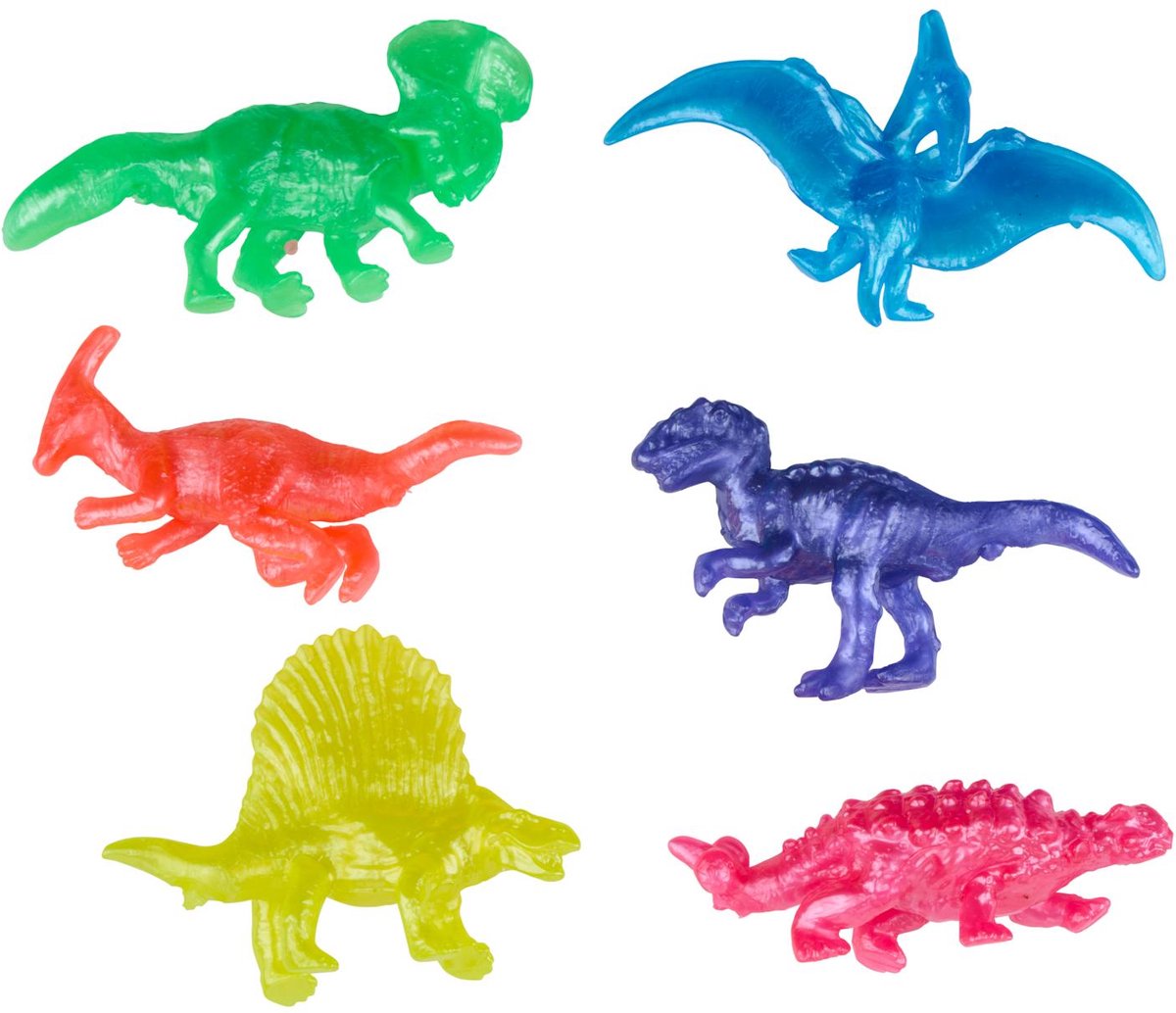 Eddy toys stretch dino 6pcs tpr