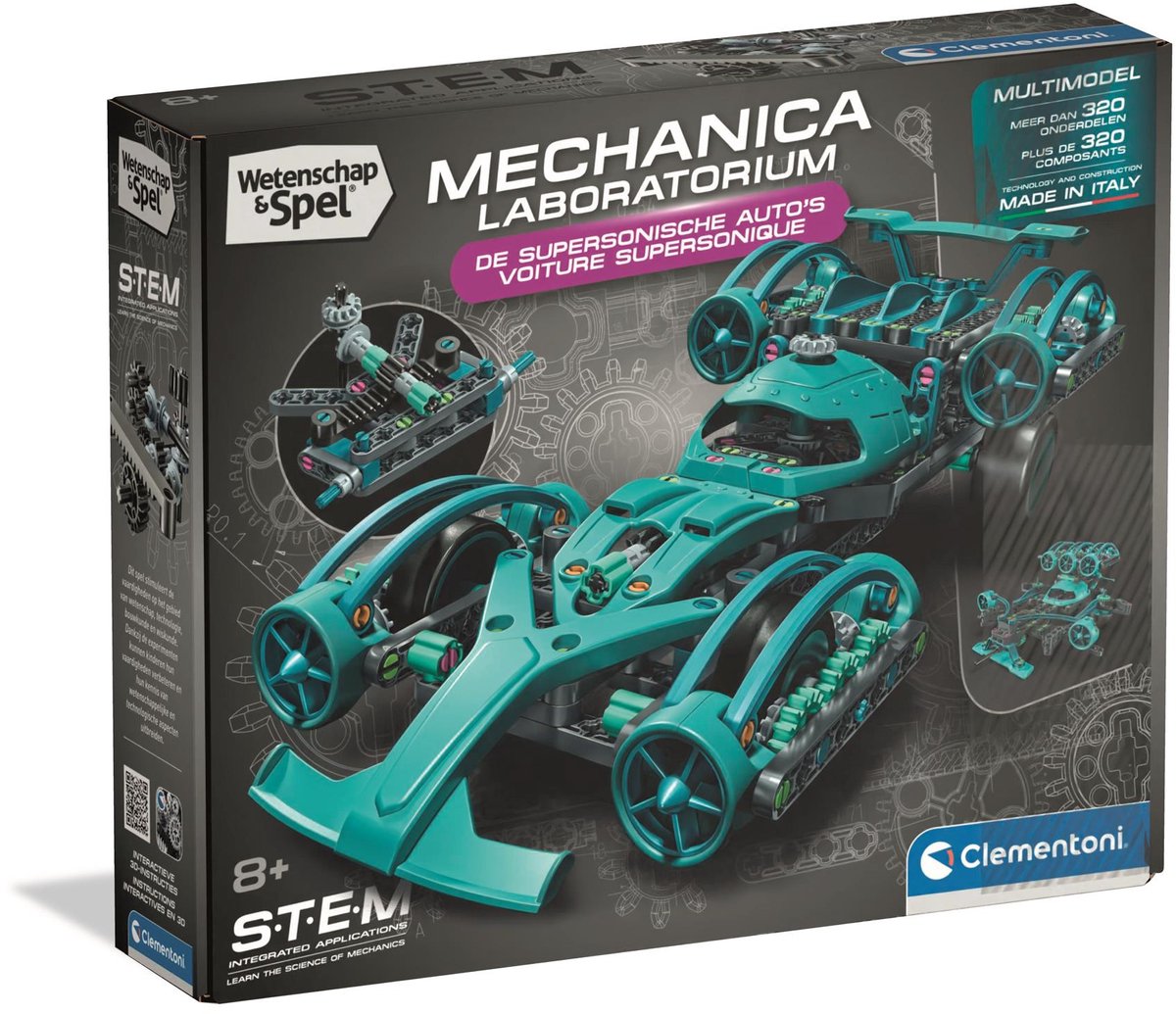 Clementoni wetenschap spel raceauto - 320+ dlg.