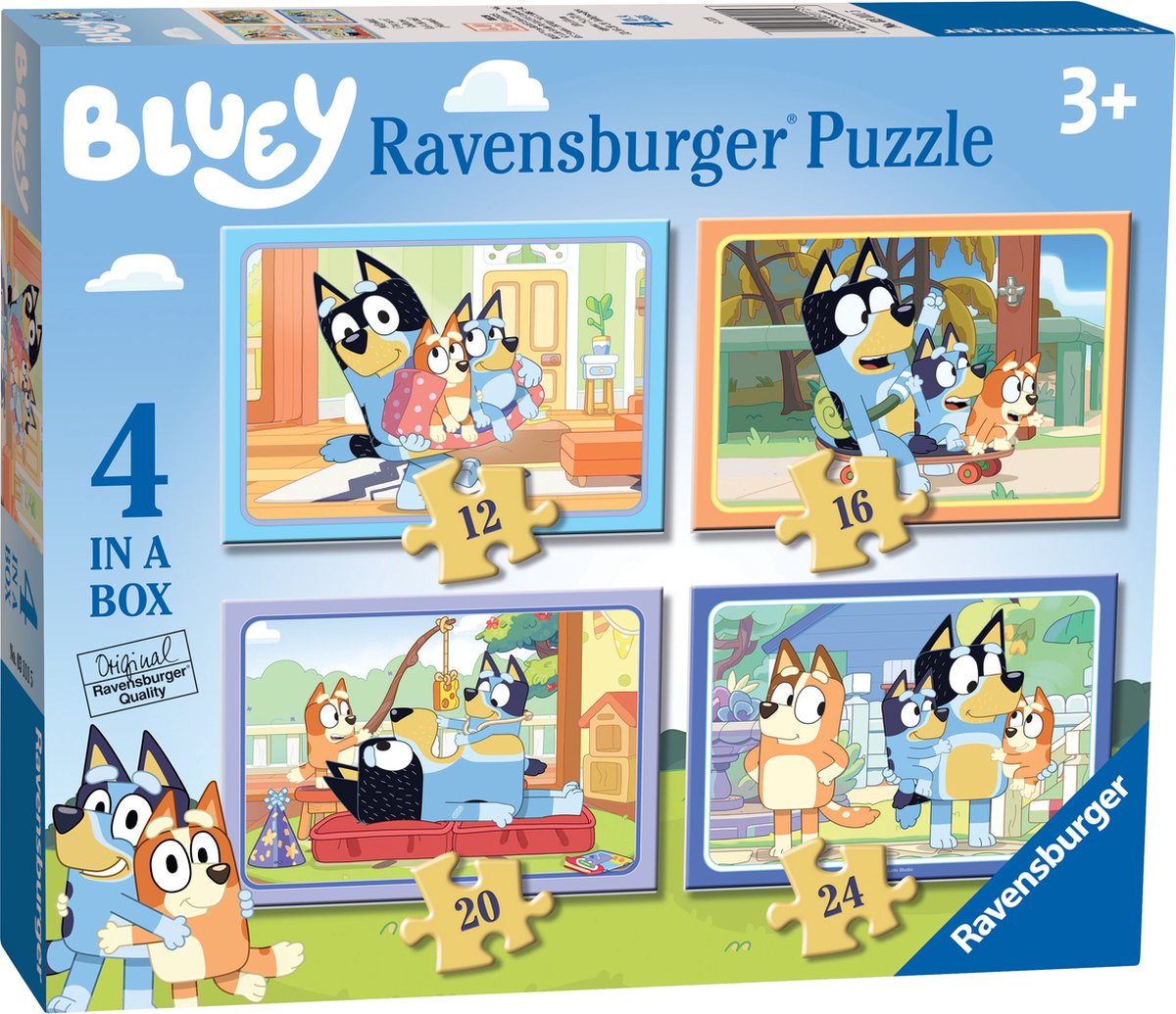 Ravensburger 4-in-1 puzzel bluey