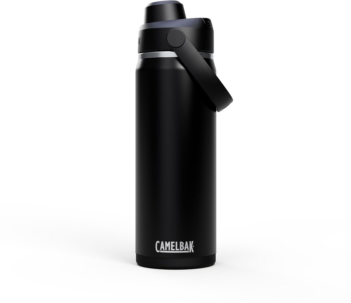Camelbak thrive chug drinkfles - 600 ml - rvs - met draaidop - isolatie waterfles - zwart