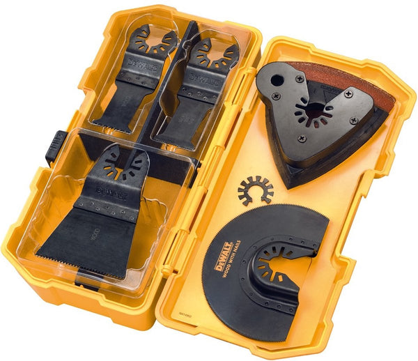 Dewalt accessoires zaagbladenset met schuurpapier 8-delig dt20700, dt20701, dt20704, dt20705, dt20710, schuurpapier x 3 - dt20731-qz