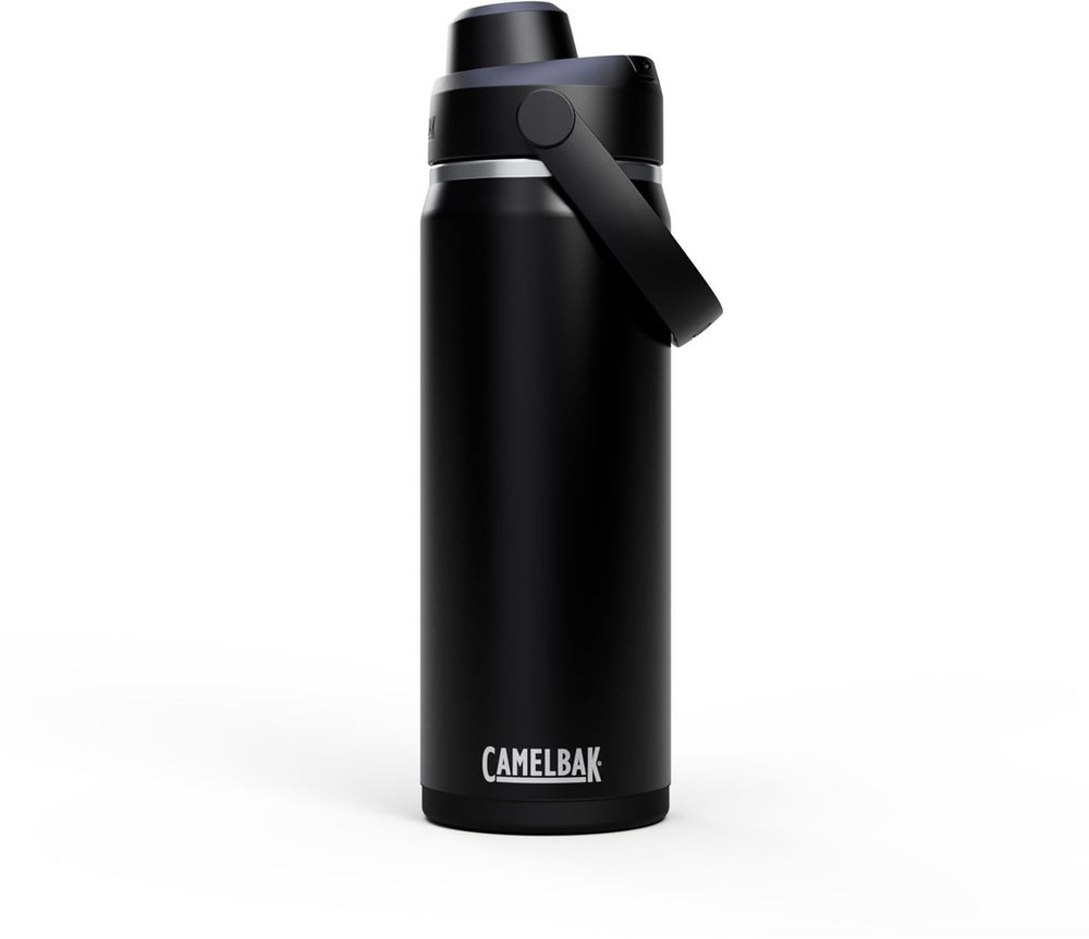 Camelbak thrive chug drinkfles - 600 ml - rvs - met draaidop - isolatie waterfles - zwart