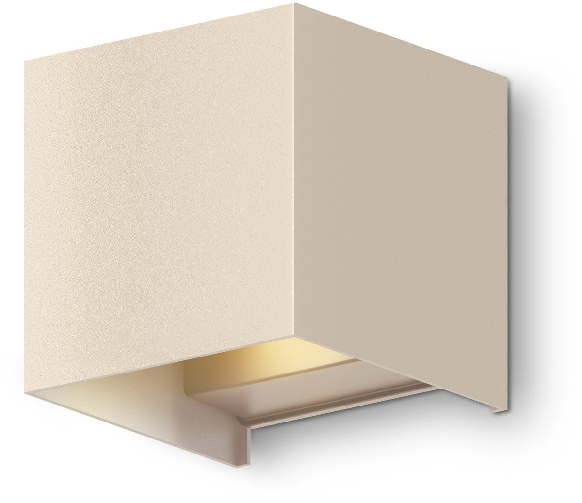 Calex bari wandlamp - buiten binnen - warm wit up down licht - verstelbare lichtstraal - waterdicht - zandkleur