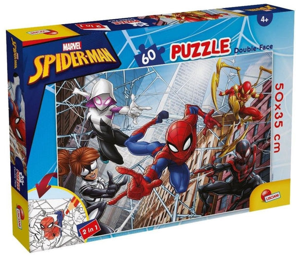 Lisciani - spider-man - puzzel plus - 60 stukjes