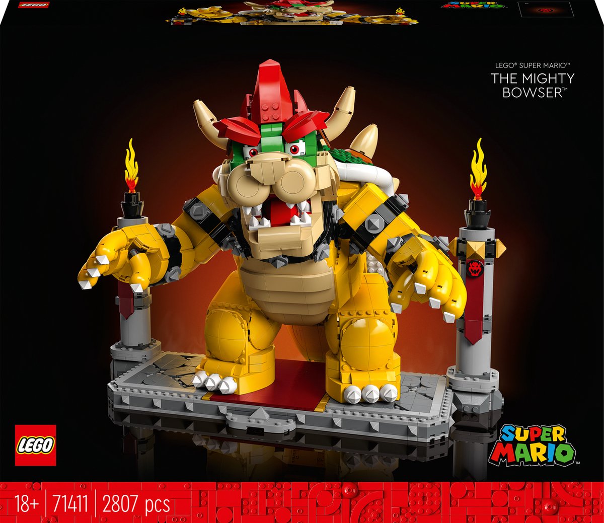 Lego super mario 71411 de machtige bowser modelbouwset