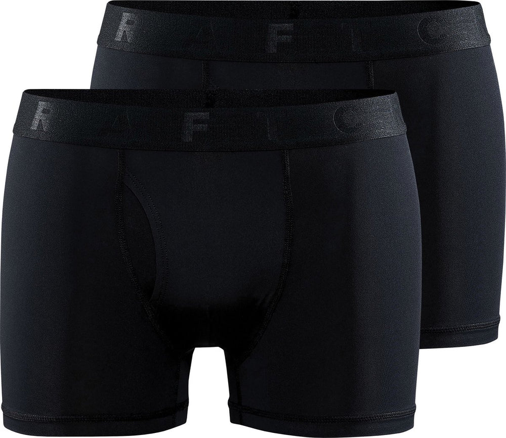 Craft active boxer 3-inch 2-pack m heren sportonderbroek - zwart