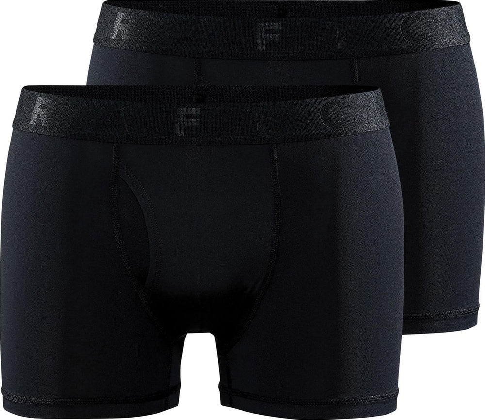 Craft active boxer 3-inch 2-pack m heren sportonderbroek - zwart